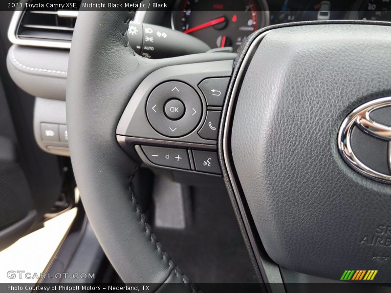 Midnight Black Metallic / Black 2021 Toyota Camry XSE