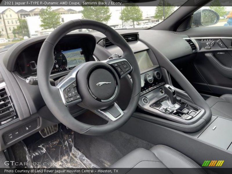 Santorini Black / Ebony 2021 Jaguar F-TYPE R-Dynamic AWD Coupe