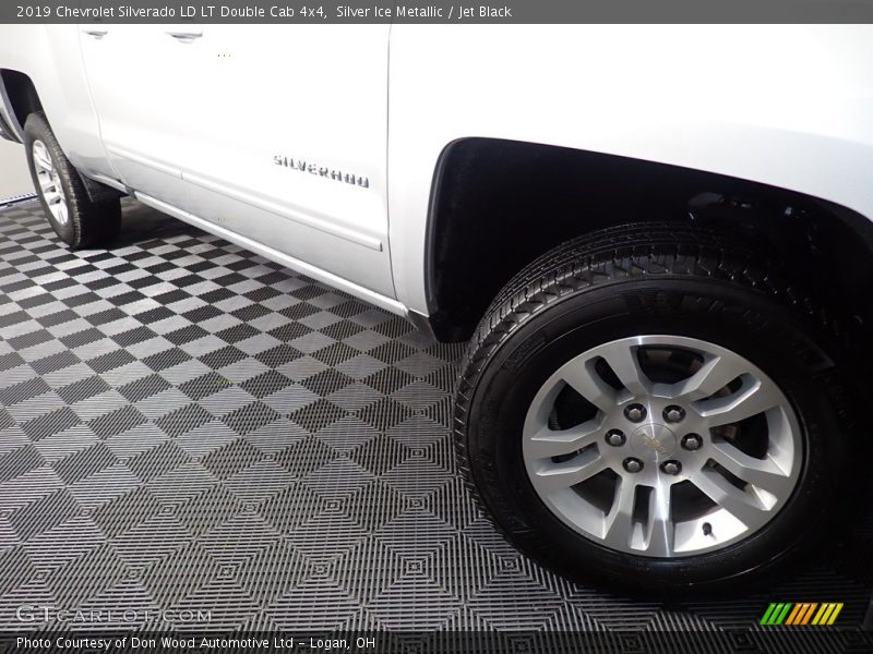 Silver Ice Metallic / Jet Black 2019 Chevrolet Silverado LD LT Double Cab 4x4