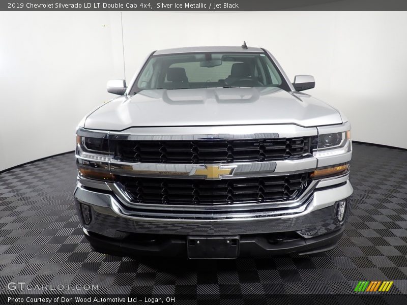 Silver Ice Metallic / Jet Black 2019 Chevrolet Silverado LD LT Double Cab 4x4