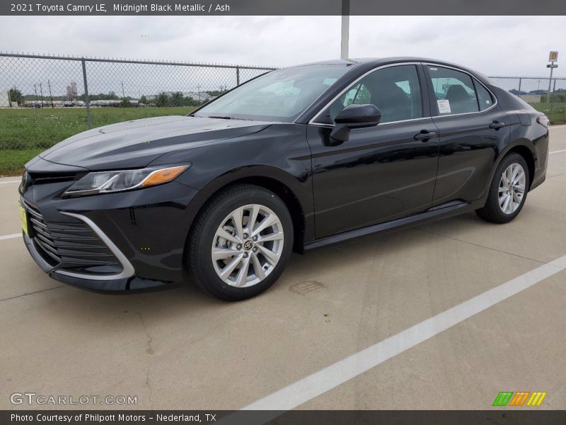 Midnight Black Metallic / Ash 2021 Toyota Camry LE