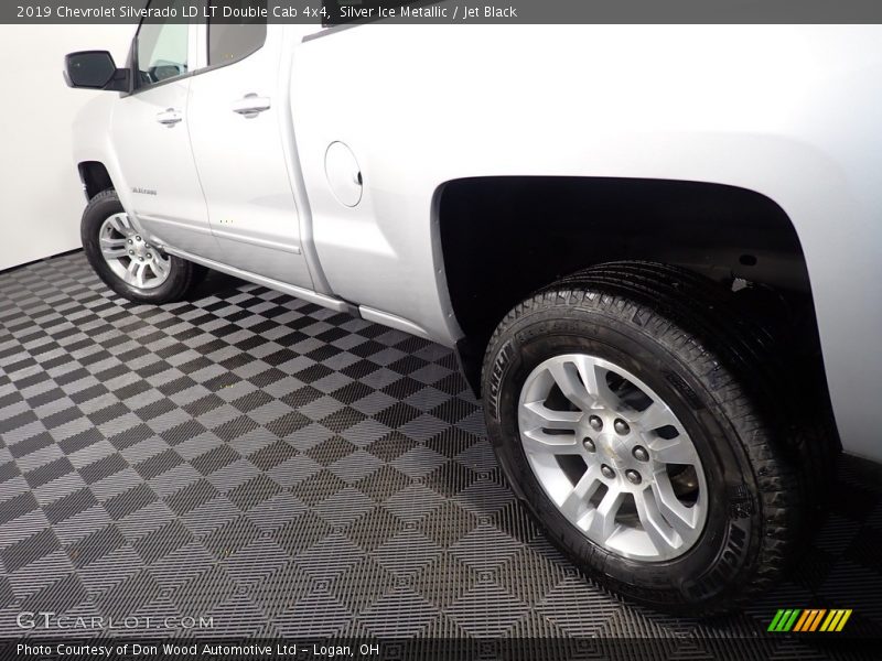 Silver Ice Metallic / Jet Black 2019 Chevrolet Silverado LD LT Double Cab 4x4
