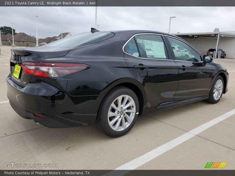 Midnight Black Metallic / Ash 2021 Toyota Camry LE