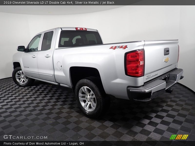 Silver Ice Metallic / Jet Black 2019 Chevrolet Silverado LD LT Double Cab 4x4