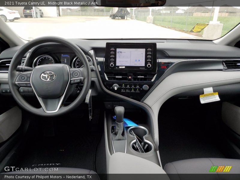 Midnight Black Metallic / Ash 2021 Toyota Camry LE
