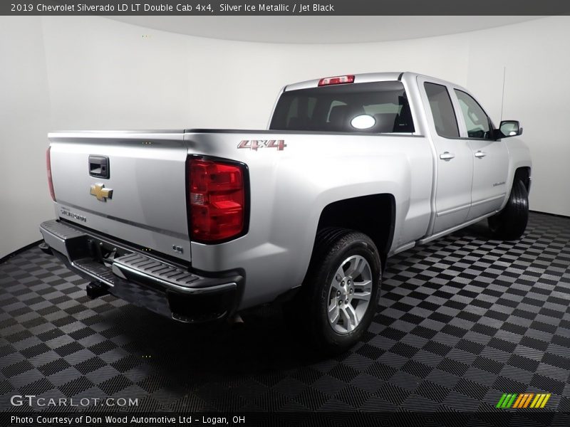 Silver Ice Metallic / Jet Black 2019 Chevrolet Silverado LD LT Double Cab 4x4