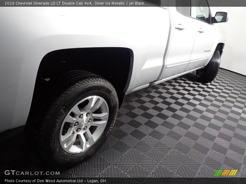Silver Ice Metallic / Jet Black 2019 Chevrolet Silverado LD LT Double Cab 4x4