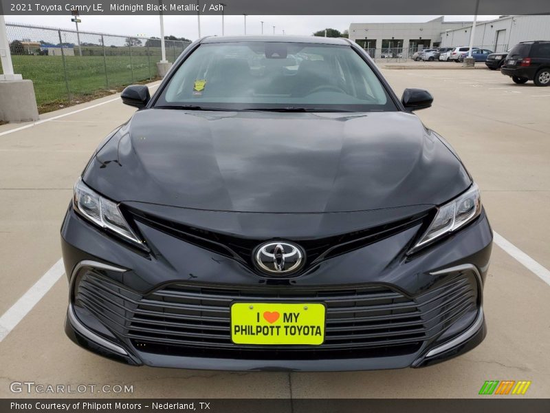 Midnight Black Metallic / Ash 2021 Toyota Camry LE