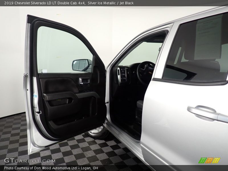 Silver Ice Metallic / Jet Black 2019 Chevrolet Silverado LD LT Double Cab 4x4