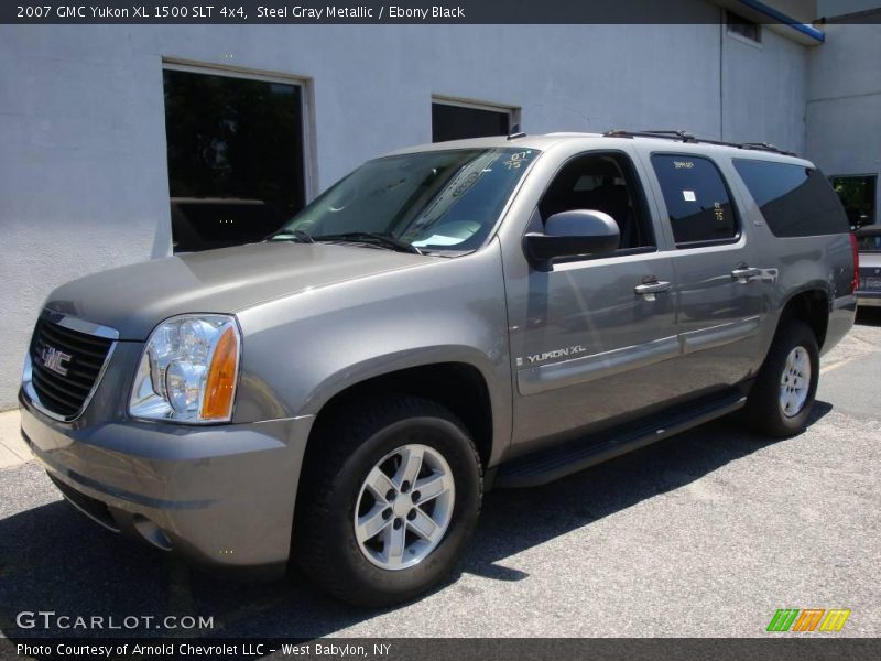 Steel Gray Metallic / Ebony Black 2007 GMC Yukon XL 1500 SLT 4x4