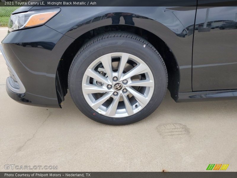 Midnight Black Metallic / Ash 2021 Toyota Camry LE