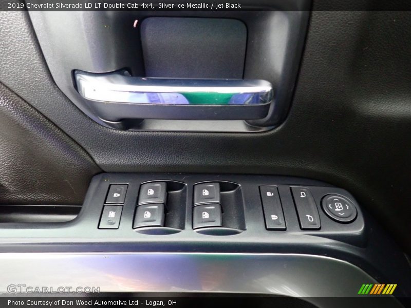 Silver Ice Metallic / Jet Black 2019 Chevrolet Silverado LD LT Double Cab 4x4
