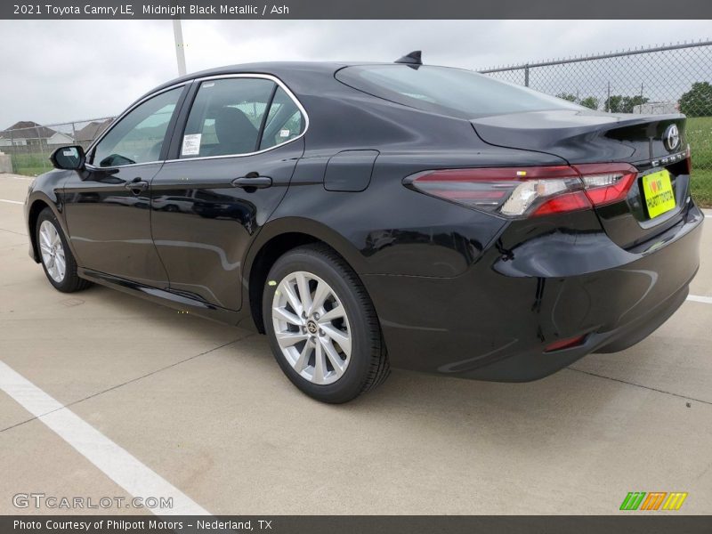 Midnight Black Metallic / Ash 2021 Toyota Camry LE