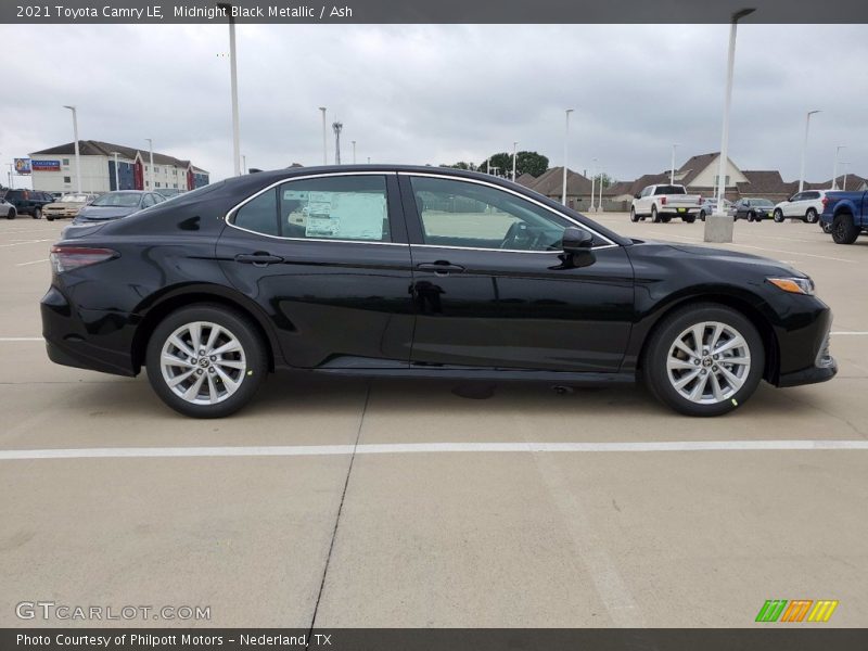 Midnight Black Metallic / Ash 2021 Toyota Camry LE