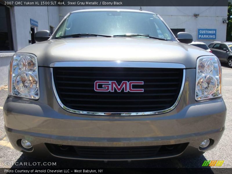 Steel Gray Metallic / Ebony Black 2007 GMC Yukon XL 1500 SLT 4x4