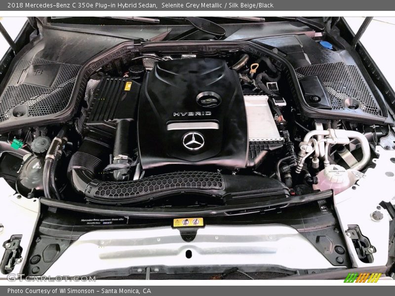 Selenite Grey Metallic / Silk Beige/Black 2018 Mercedes-Benz C 350e Plug-in Hybrid Sedan
