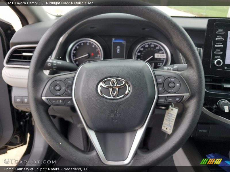 Midnight Black Metallic / Ash 2021 Toyota Camry LE