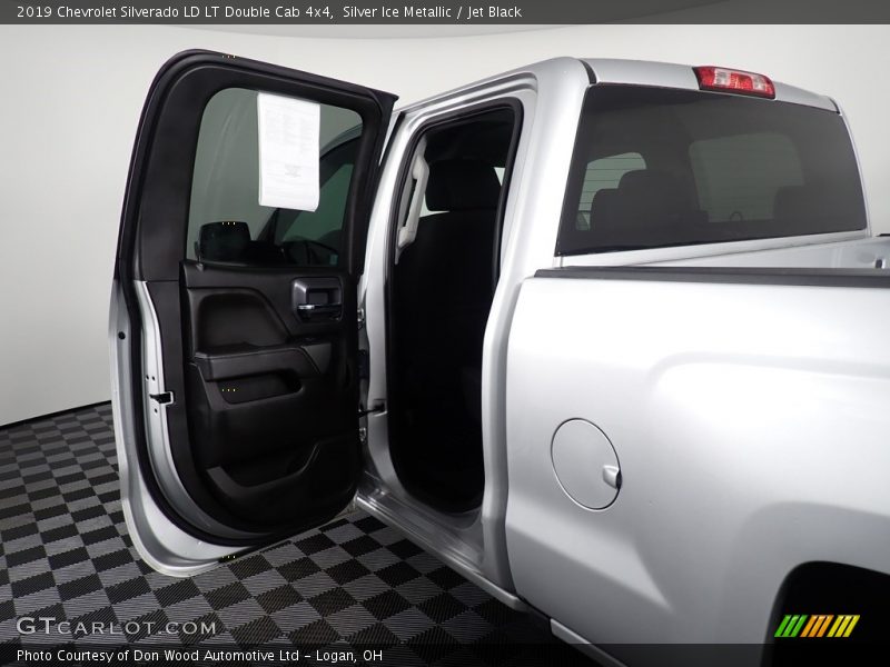 Silver Ice Metallic / Jet Black 2019 Chevrolet Silverado LD LT Double Cab 4x4