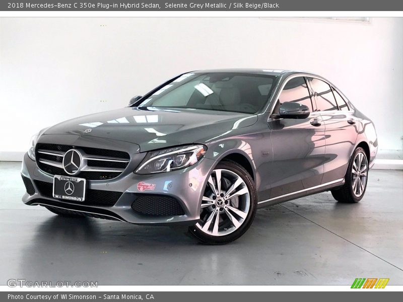 Selenite Grey Metallic / Silk Beige/Black 2018 Mercedes-Benz C 350e Plug-in Hybrid Sedan