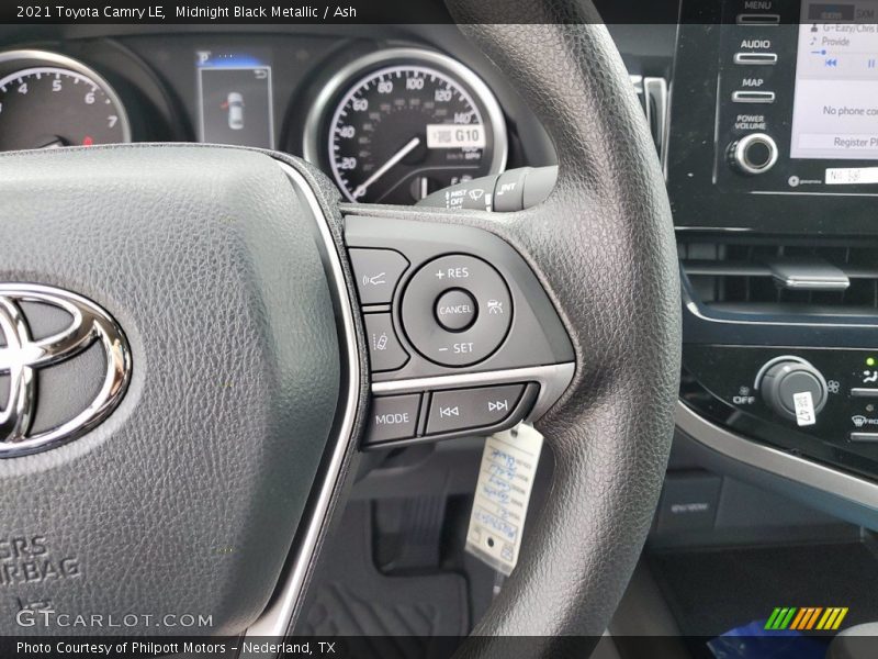 Midnight Black Metallic / Ash 2021 Toyota Camry LE