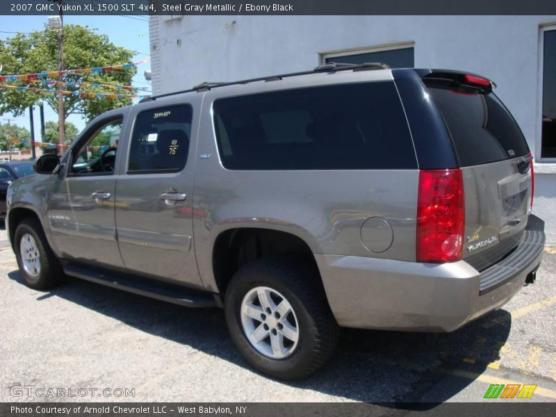 Steel Gray Metallic / Ebony Black 2007 GMC Yukon XL 1500 SLT 4x4