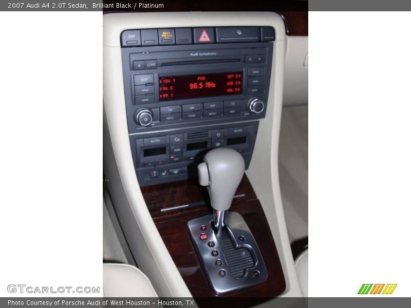 Brilliant Black / Platinum 2007 Audi A4 2.0T Sedan