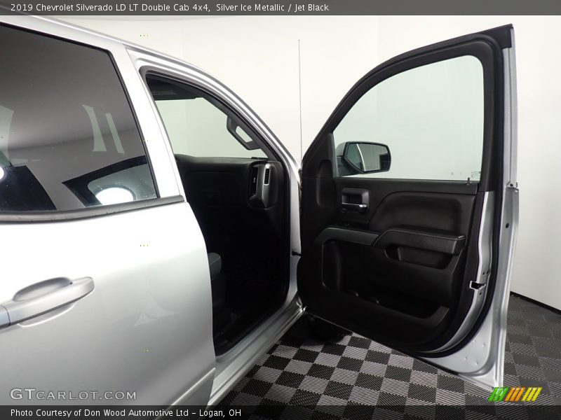 Silver Ice Metallic / Jet Black 2019 Chevrolet Silverado LD LT Double Cab 4x4