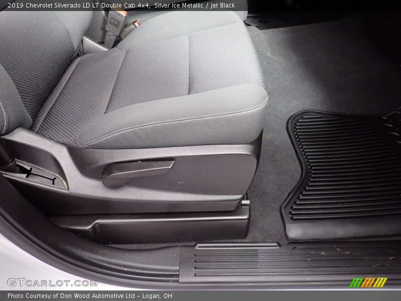 Silver Ice Metallic / Jet Black 2019 Chevrolet Silverado LD LT Double Cab 4x4
