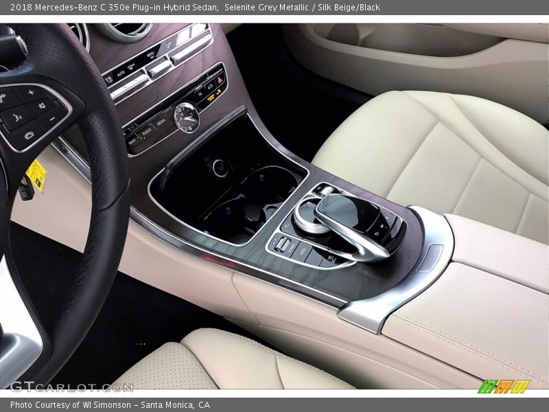 Selenite Grey Metallic / Silk Beige/Black 2018 Mercedes-Benz C 350e Plug-in Hybrid Sedan