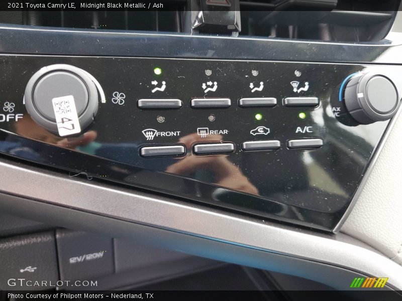 Midnight Black Metallic / Ash 2021 Toyota Camry LE