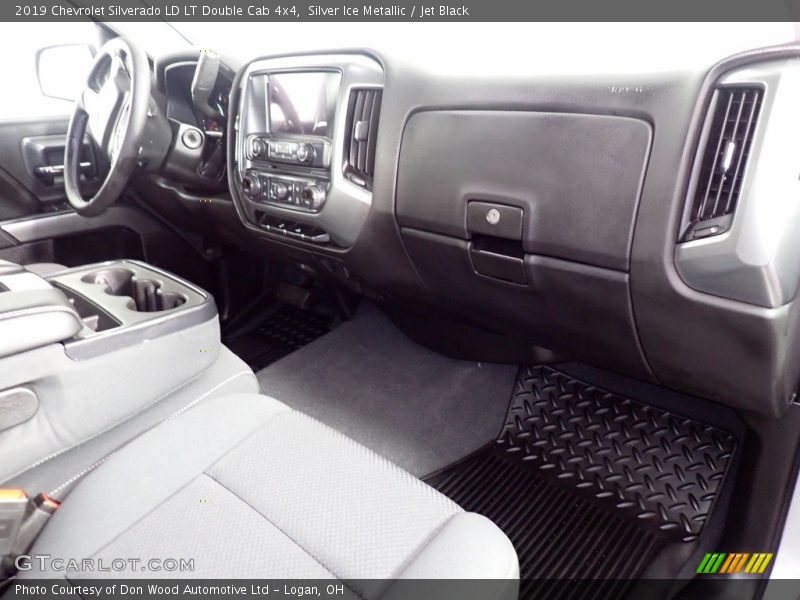 Silver Ice Metallic / Jet Black 2019 Chevrolet Silverado LD LT Double Cab 4x4