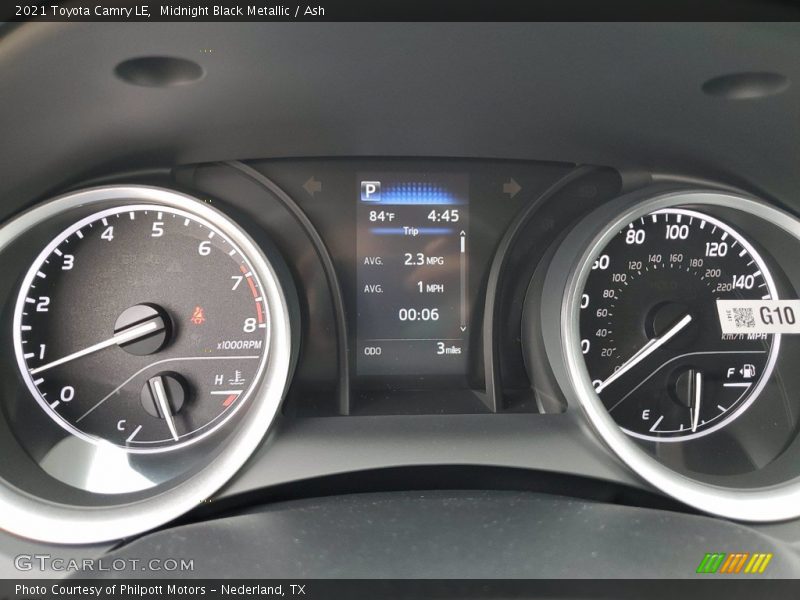 Midnight Black Metallic / Ash 2021 Toyota Camry LE