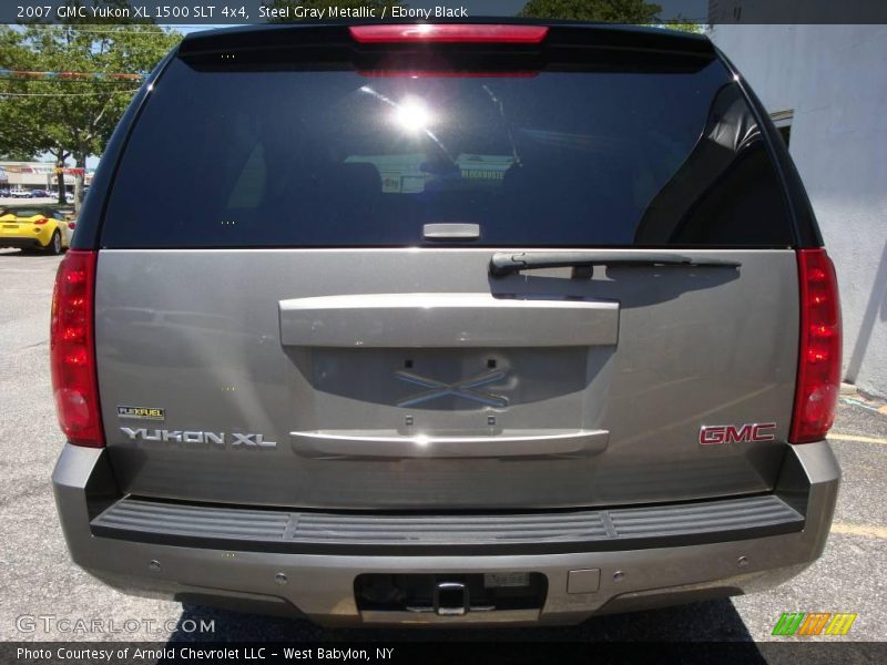 Steel Gray Metallic / Ebony Black 2007 GMC Yukon XL 1500 SLT 4x4