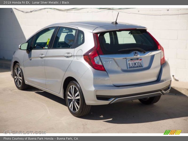 Lunar Silver Metallic / Black 2019 Honda Fit EX