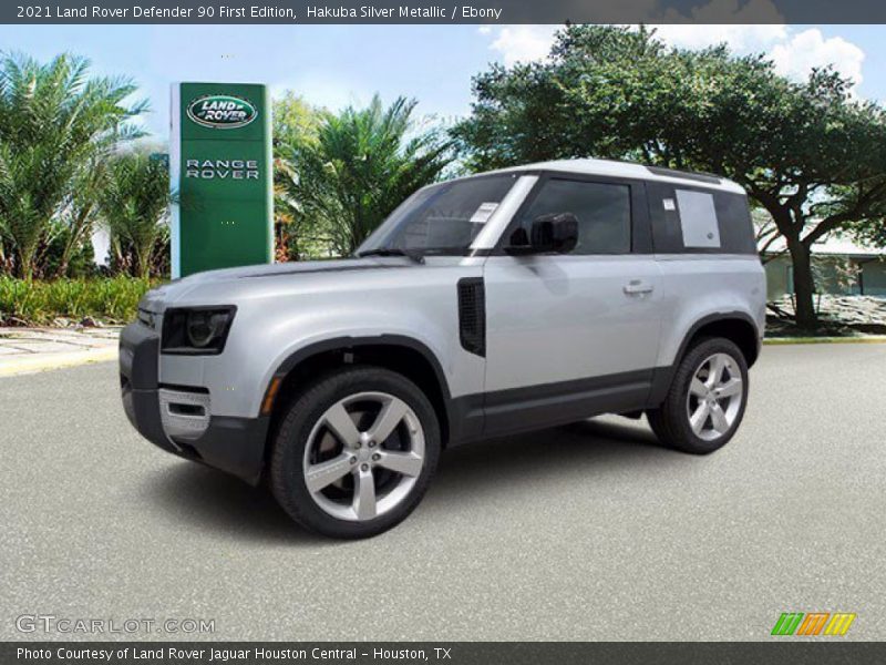 Hakuba Silver Metallic / Ebony 2021 Land Rover Defender 90 First Edition