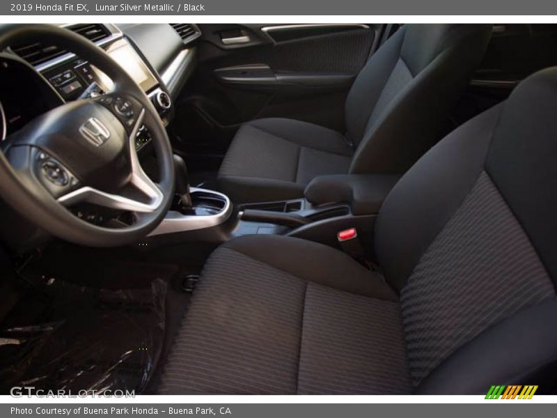 Lunar Silver Metallic / Black 2019 Honda Fit EX