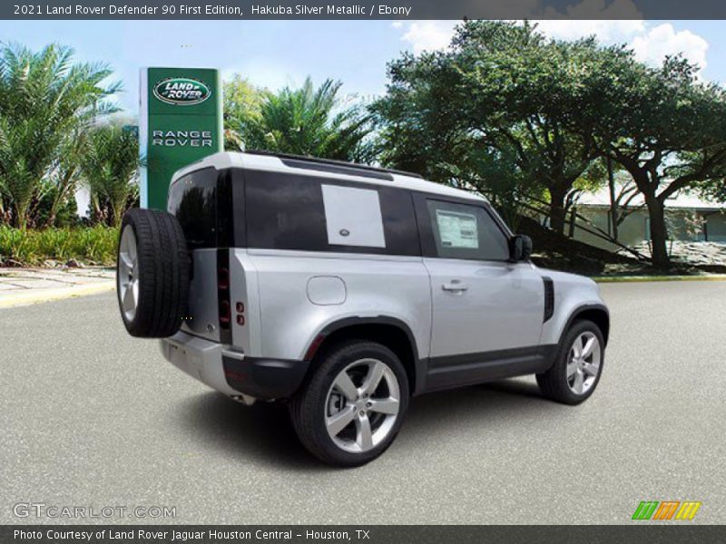 Hakuba Silver Metallic / Ebony 2021 Land Rover Defender 90 First Edition