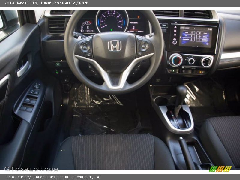 Lunar Silver Metallic / Black 2019 Honda Fit EX
