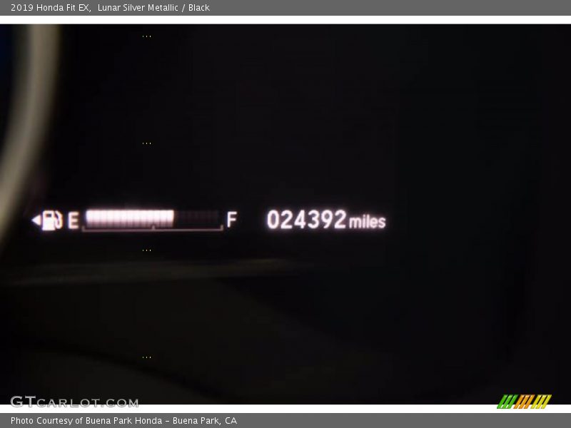 Lunar Silver Metallic / Black 2019 Honda Fit EX
