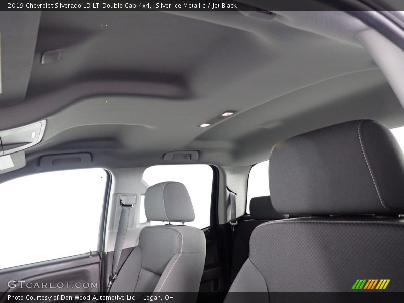 Silver Ice Metallic / Jet Black 2019 Chevrolet Silverado LD LT Double Cab 4x4