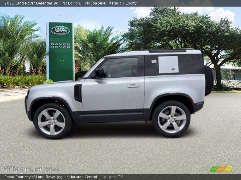Hakuba Silver Metallic / Ebony 2021 Land Rover Defender 90 First Edition
