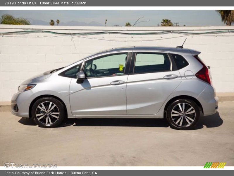 Lunar Silver Metallic / Black 2019 Honda Fit EX
