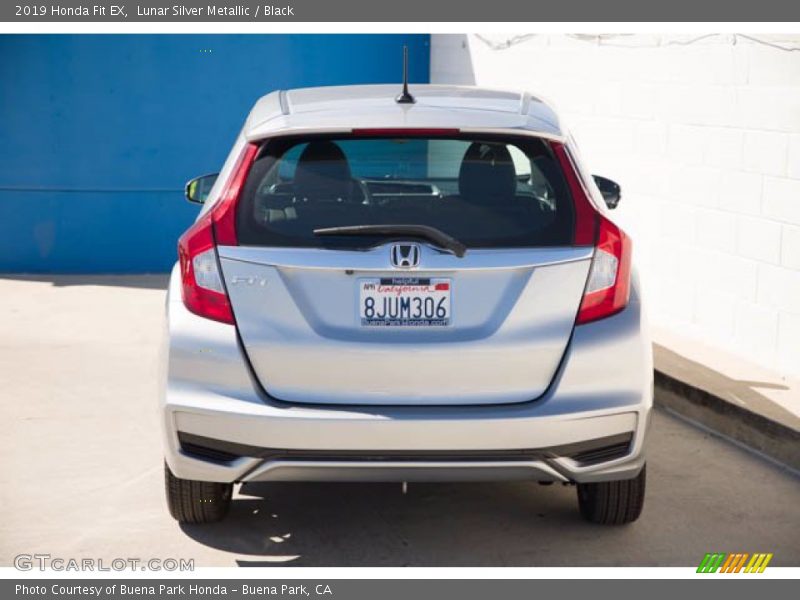 Lunar Silver Metallic / Black 2019 Honda Fit EX