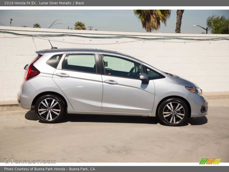 Lunar Silver Metallic / Black 2019 Honda Fit EX
