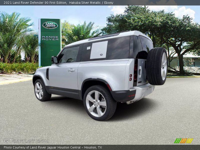 Hakuba Silver Metallic / Ebony 2021 Land Rover Defender 90 First Edition