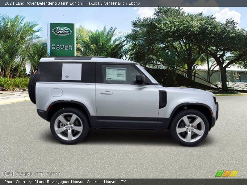 Hakuba Silver Metallic / Ebony 2021 Land Rover Defender 90 First Edition