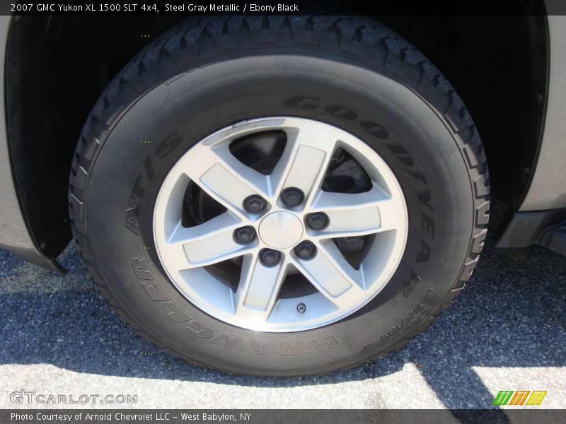 Steel Gray Metallic / Ebony Black 2007 GMC Yukon XL 1500 SLT 4x4
