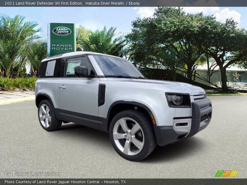 Hakuba Silver Metallic / Ebony 2021 Land Rover Defender 90 First Edition