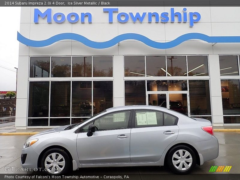 Ice Silver Metallic / Black 2014 Subaru Impreza 2.0i 4 Door