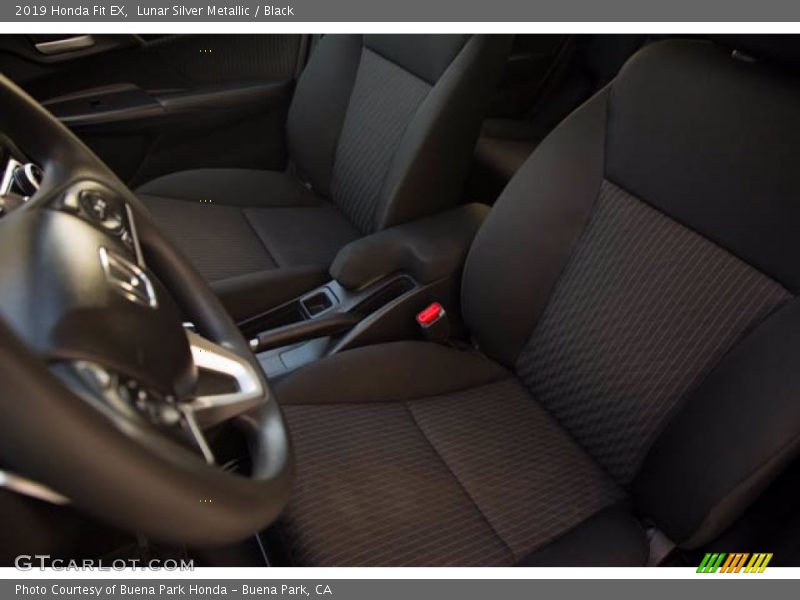 Lunar Silver Metallic / Black 2019 Honda Fit EX